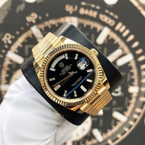 rolex black onyx dial|rolex day date black dial.